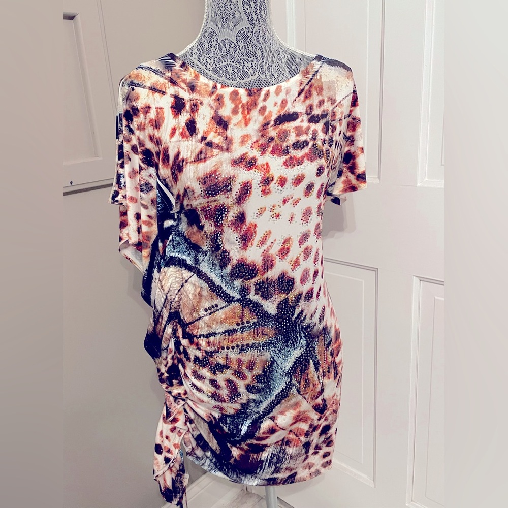 NWOT Stwelve multi color dress size M, L